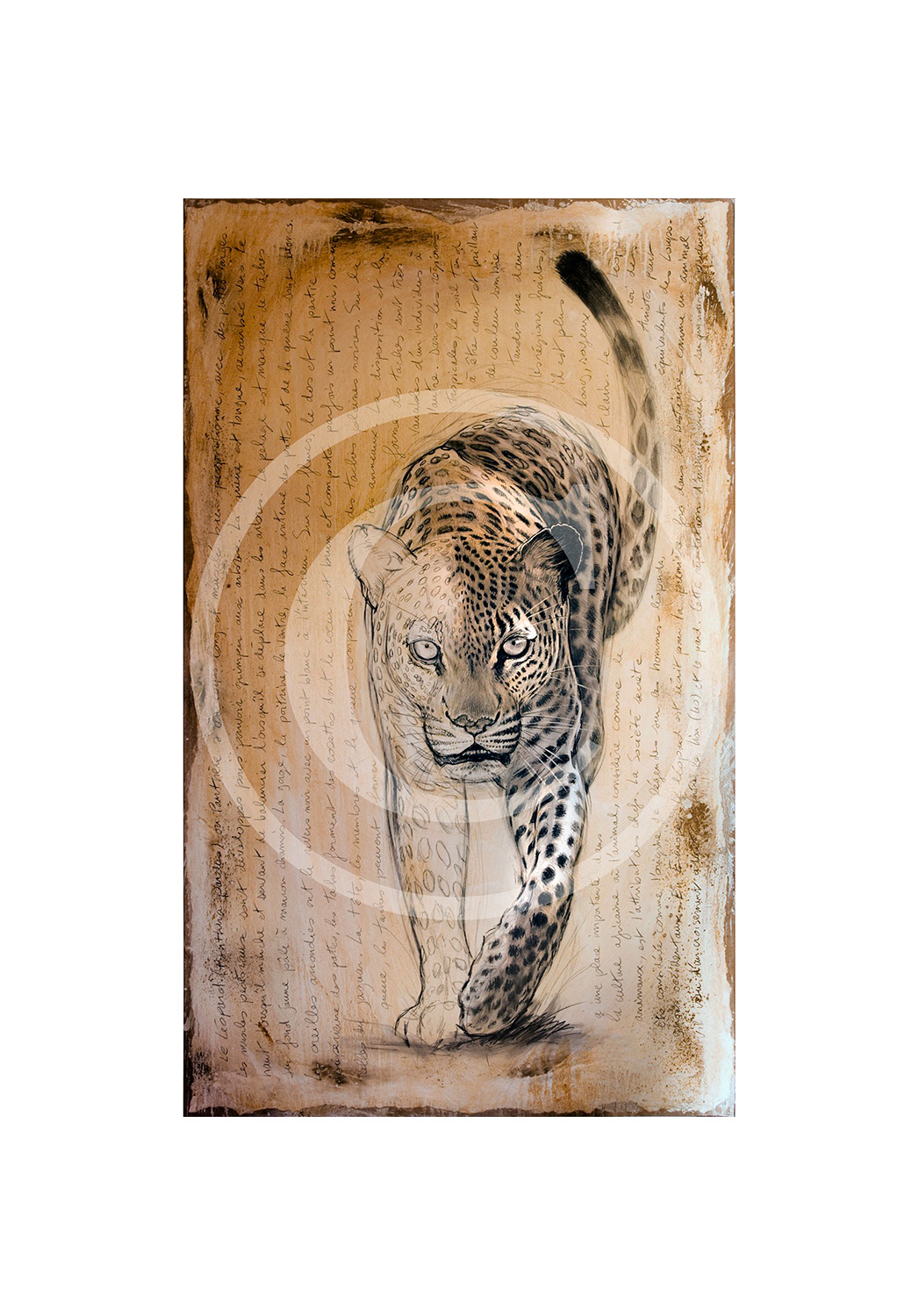 Marcello-art: Originals on canvas 119 - Leopard 07