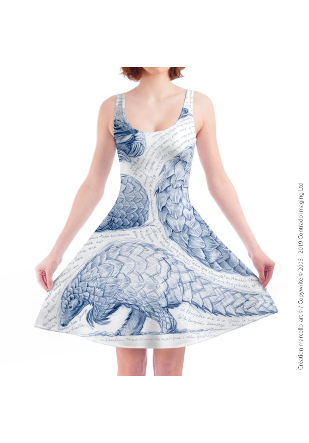Marcello-art: Dresses Skater dress 276 Pangolin
