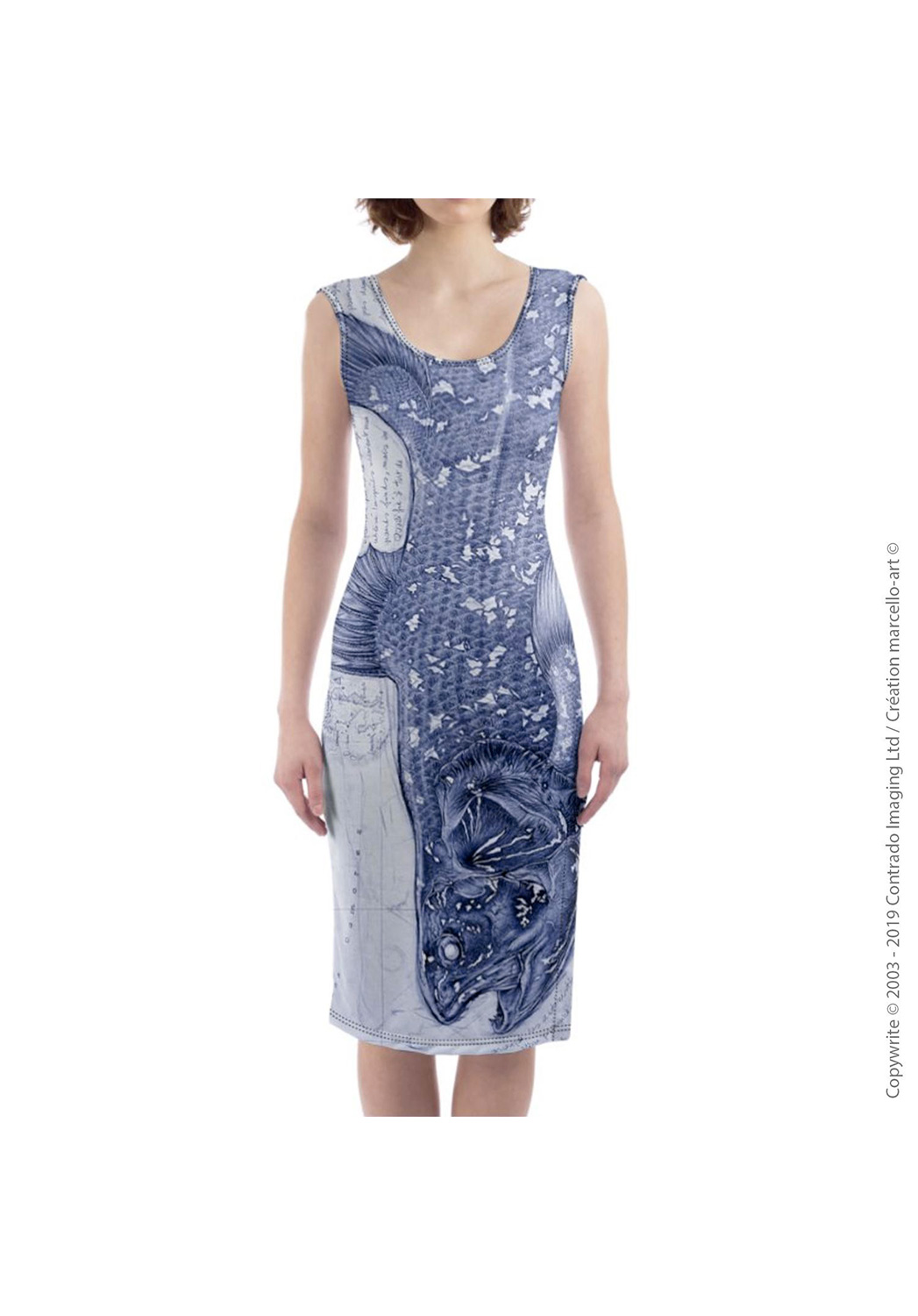 Marcello-art: Dresses Mid-length dress 346 Latimeria chalumnae
