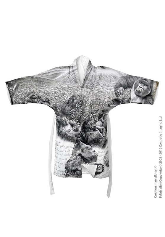 Marcello-art : Kimono Kimono 301 Gorille Virunga