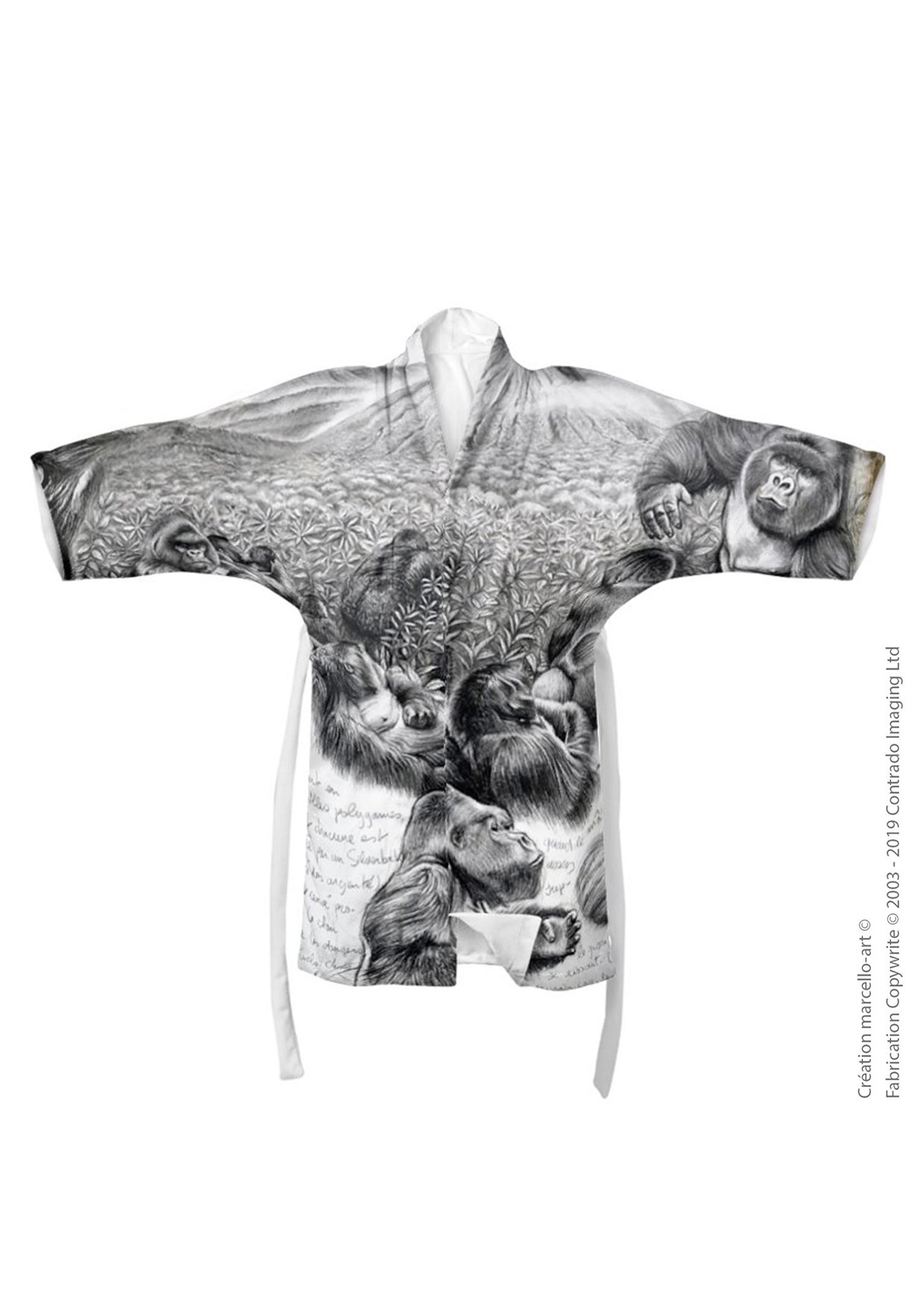 Marcello-art: Kimono Kimono 301 Virunga gorilla
