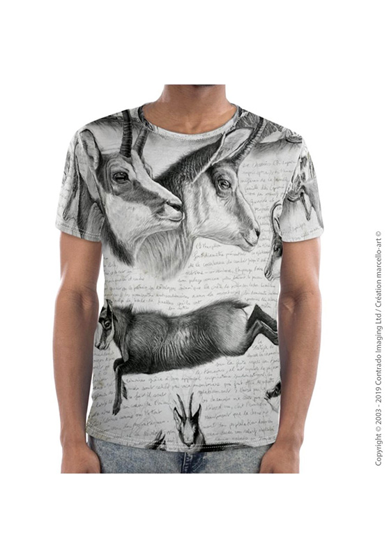 Marcello-art : T-shirt manches courtes T-Shirt manches courtes 349 Chamois