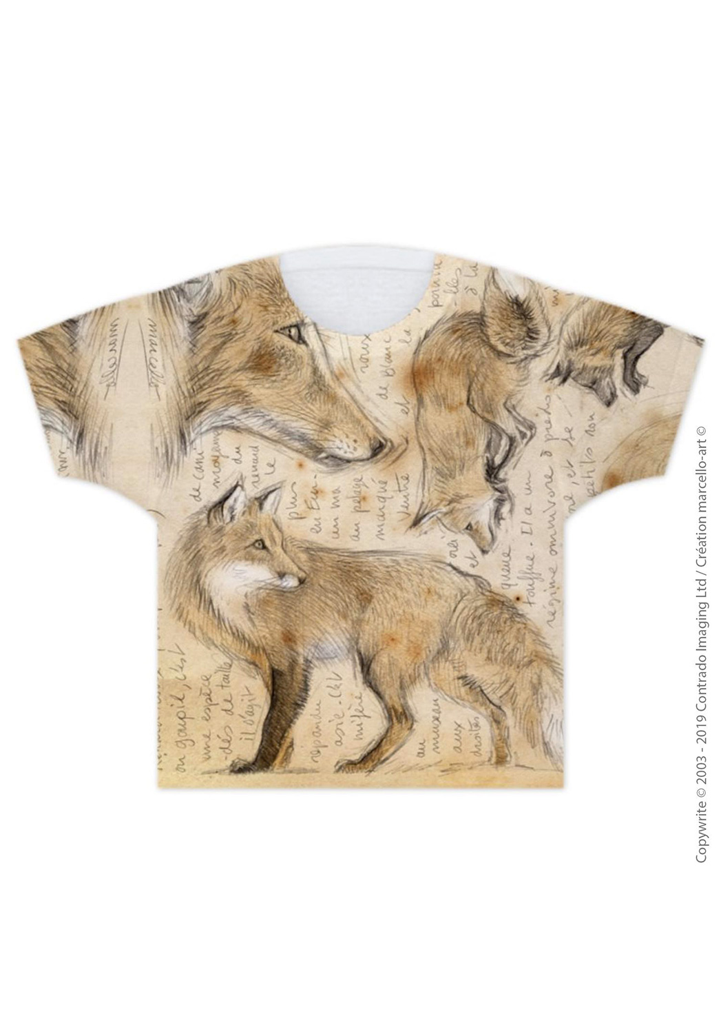 Marcello-art: T-shirt T-shirt 336 Red fox