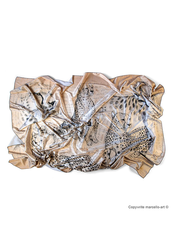 Marcello-art: Rectangular Rectangular scarve 338 Malaika
