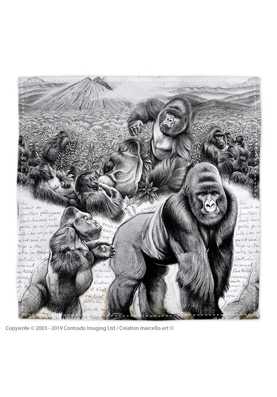 Marcello-art : Bandana Bandana 301 Gorille Virunga