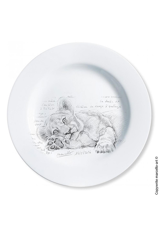 Marcello-art: Decorating Plates Decoration plates 331 A Cubs - black