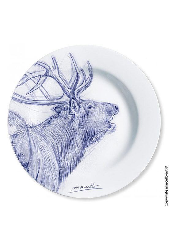 Marcello-art: Decorating Plates Decoration plates 271 Twilight slab