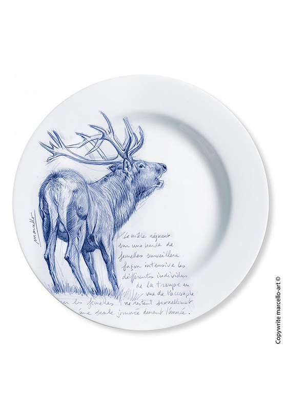 Marcello-art: Decorating Plates Decoration plates 271 Twilight slab
