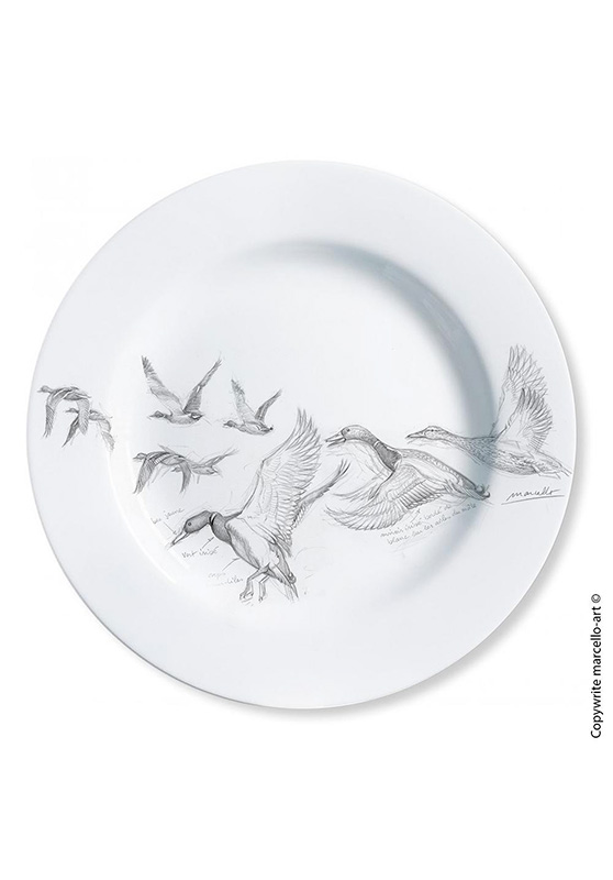Marcello-art: Decorating Plates Decoration plates 41 Mallard