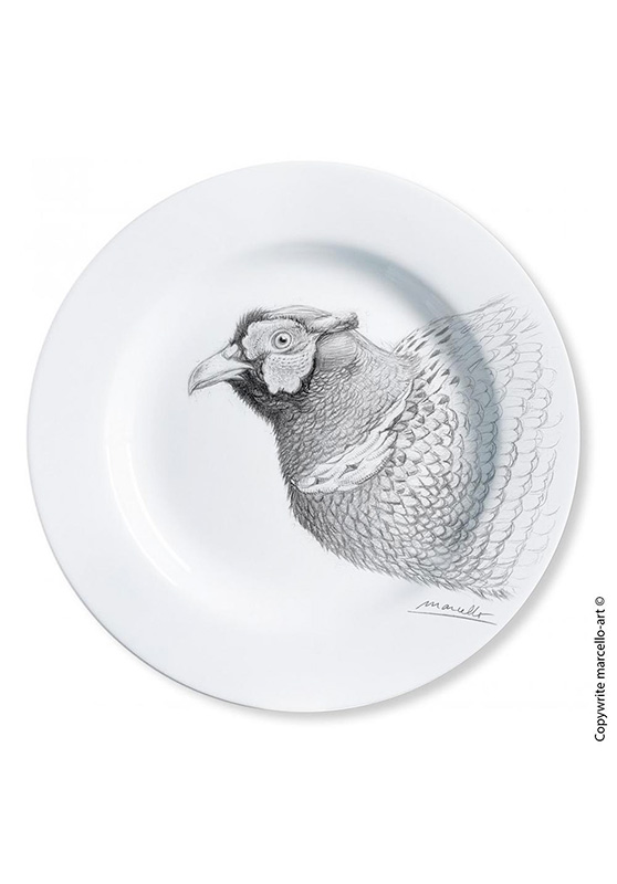 Marcello-art: Decorating Plates Decoration plates 167 Common Pheasant