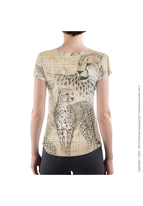 Marcello-art: Short sleeved T-shirt Slim fit T-Shirt 338 Malaika