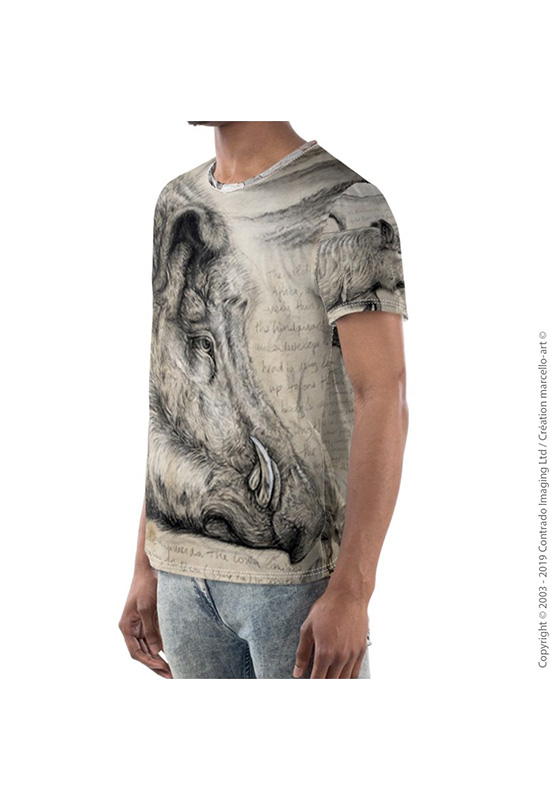 Marcello-art : T-shirt manches courtes T-Shirt manches courtes 347 Sus scrofa