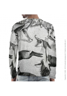 Marcello-art: For men Long Sleeve T-Shirt 349 Chamois
