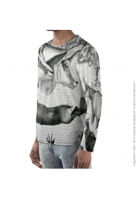 Marcello-art: For men Long Sleeve T-Shirt 349 Chamois