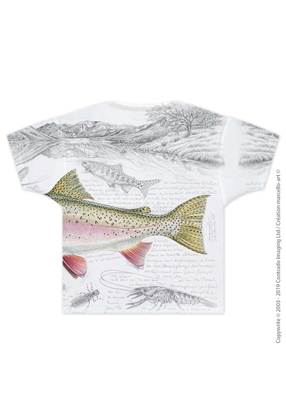 Marcello-art: T-shirt T-shirt 373 Rainbow trout
