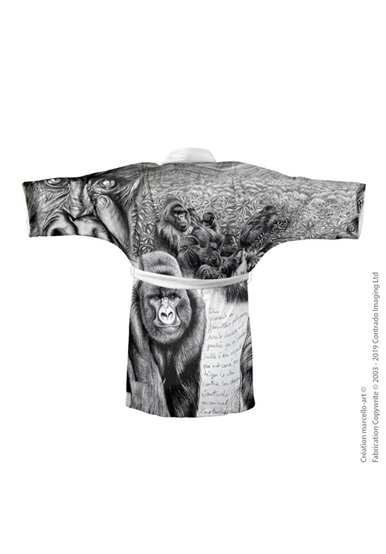 Marcello-art : Kimono Kimono 301 Gorille Virunga