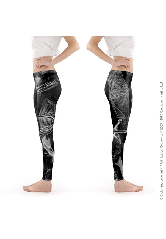 Marcello-art : Legging Legging 31 Pipistrelle - noir