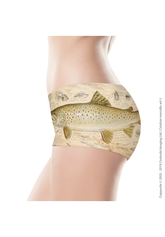 Marcello-art: Shorty Shorty 372 - 373 Brown trout and rainow trout