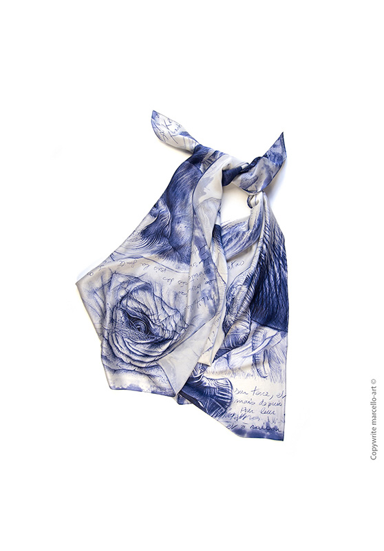 Marcello-art: Rectangular Rectangular scarve 303 Satao
