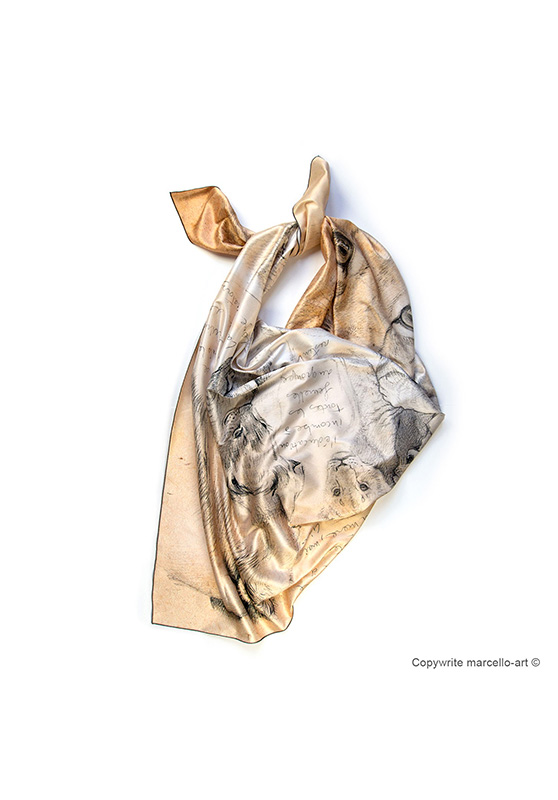 Marcello-art: Rectangular Rectangular scarve 331 Cubs