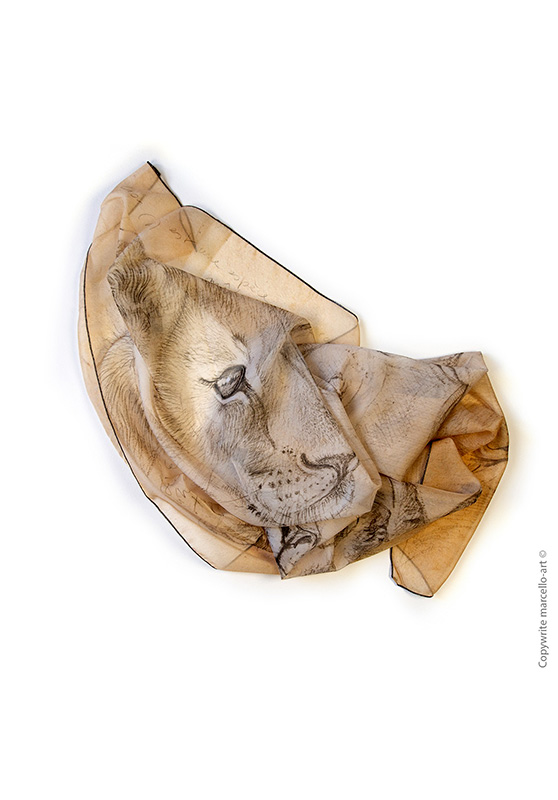 Marcello-art: Rectangular Rectangular scarve 335 Cubs