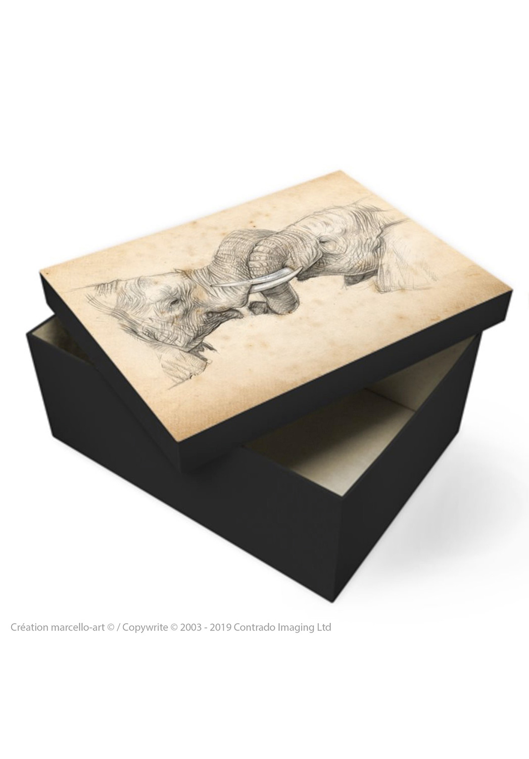 Marcello-art: Decoration accessoiries Souvenir box 288 game trunk