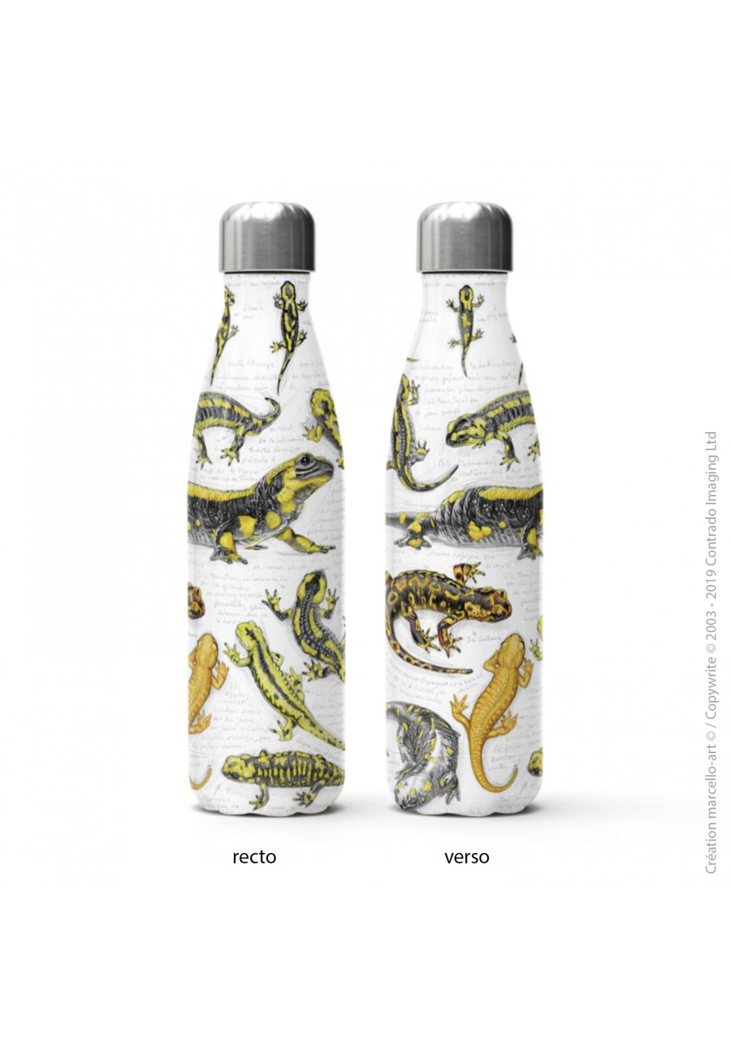 Marcello-art : Accessoires de décoration Bouteille isotherme 383 salamandre
