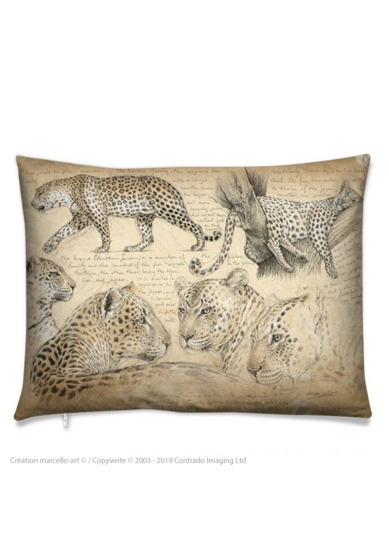 Marcello-art: Fashion accessory Cushion 180 leopard