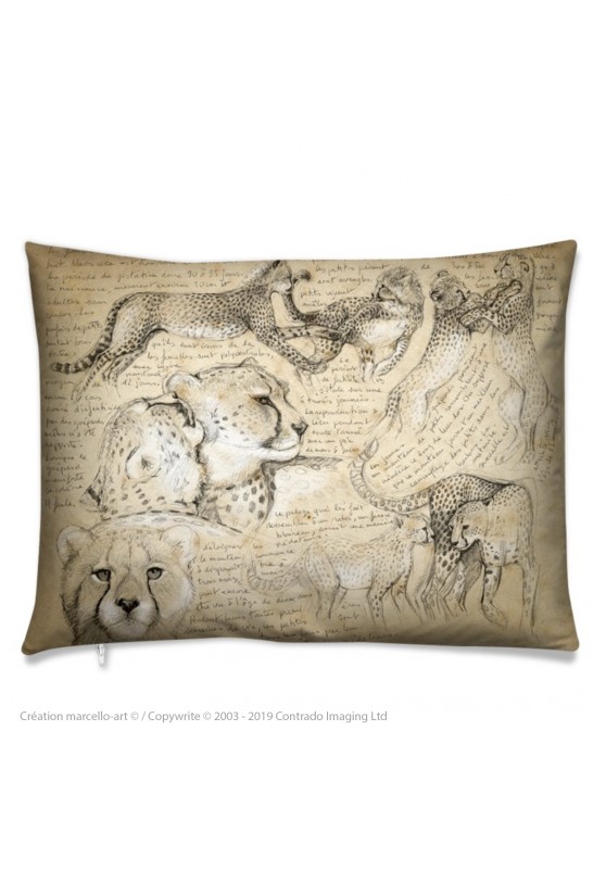 Marcello-art: Fashion accessory Cushion 219 cheetah