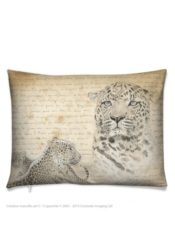 Marcello-art: Fashion accessory Cushion 229 leopard