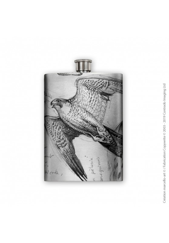 Marcello-art : Accessoires de décoration Flasque 13 C faucon pélerin