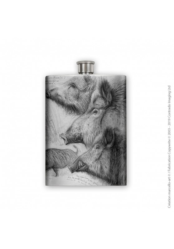Marcello-art: Decoration accessoiries Flask 272 boar