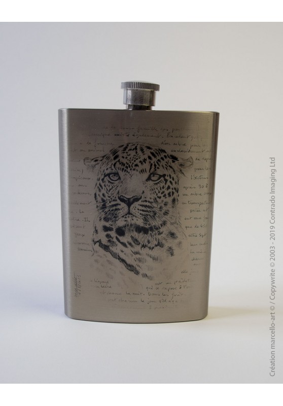 Marcello-art: Decoration accessoiries Flask 274 cap buffalo engraving
