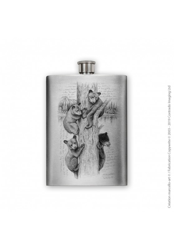Marcello-art : Accessoires de décoration Flasque 382 oursons