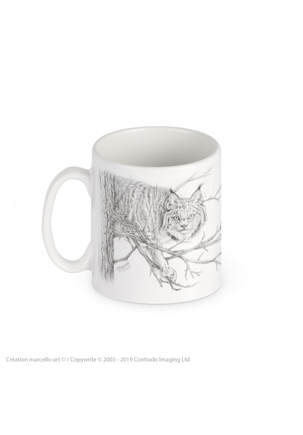 Marcello-art: Decoration accessoiries Porcelain mug 393 linx