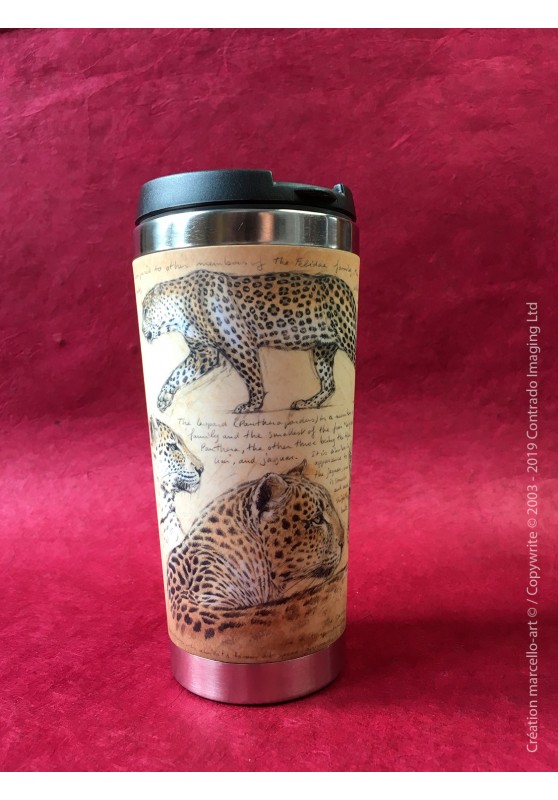 Marcello-art: Decoration accessoiries Thermos mug 180 leopard