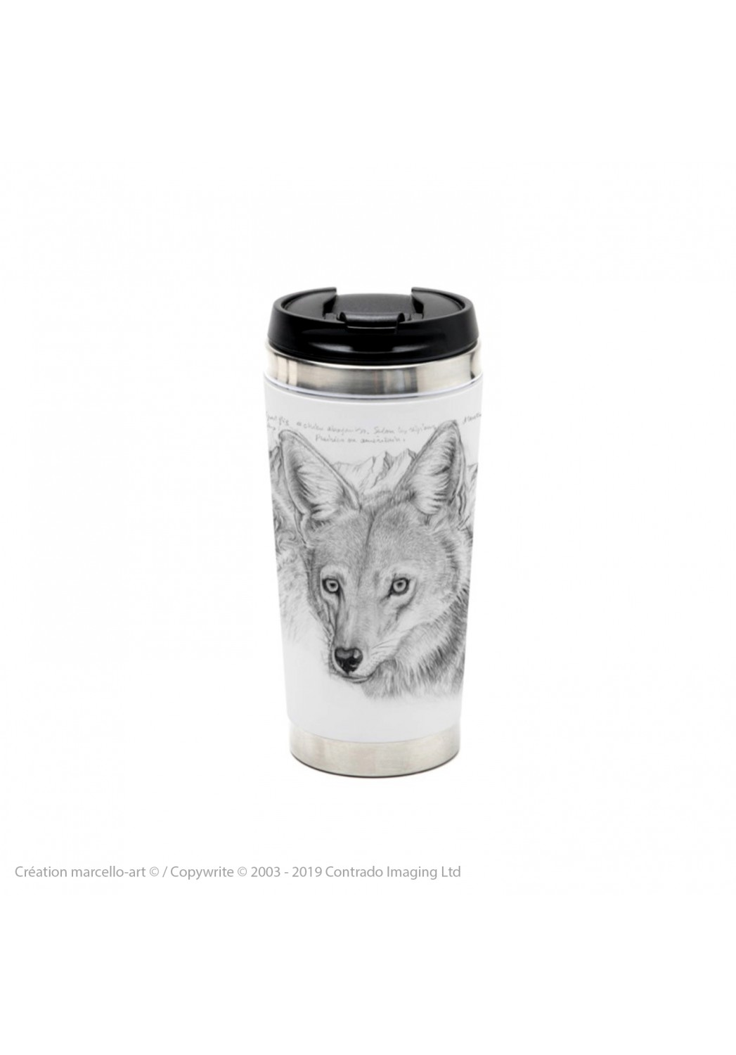 Marcello-art: Decoration accessoiries Thermos mug 391 coyote