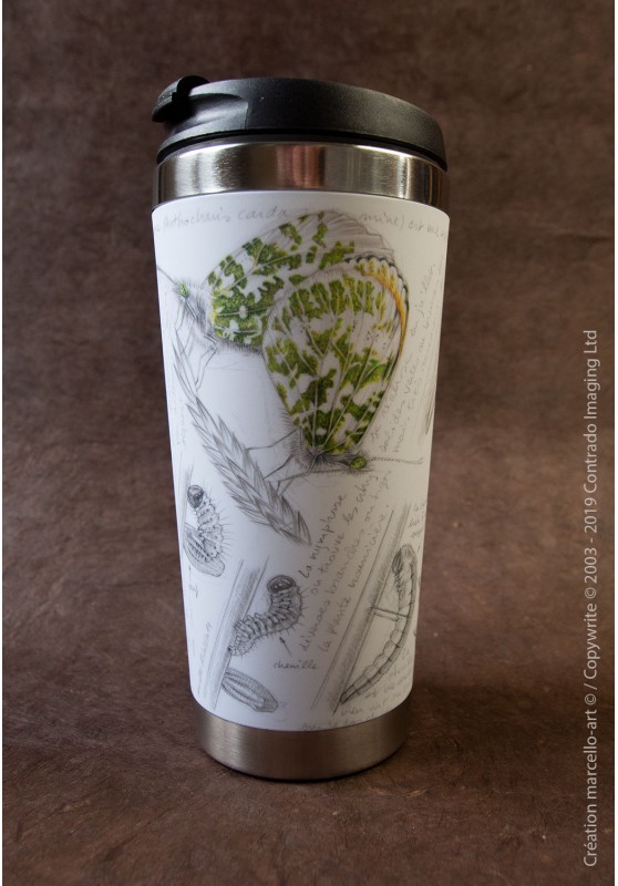 Marcello-art: Decoration accessoiries Thermos mug 393 monarch butterfly