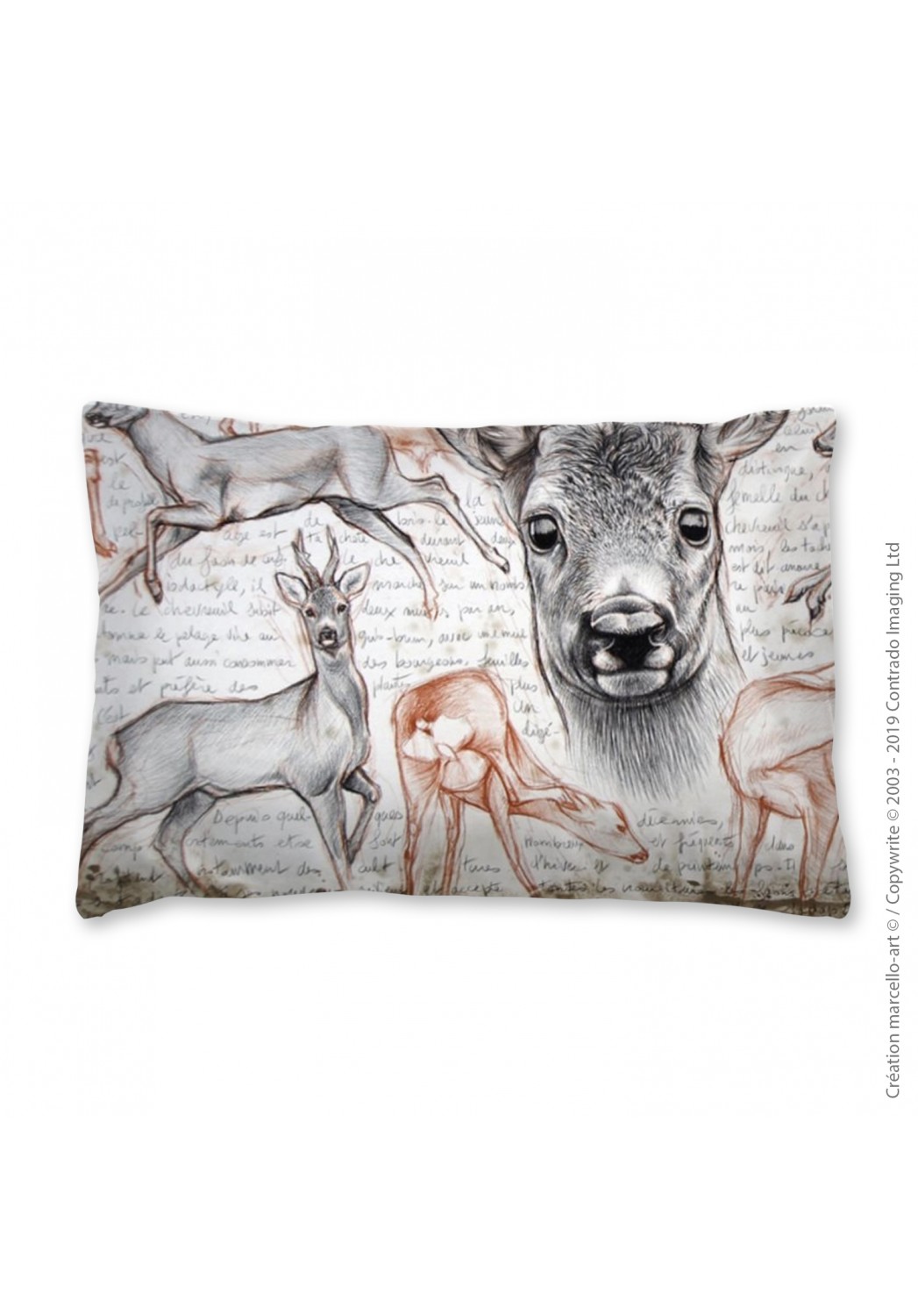 Marcello-art: Fashion accessory Pillowcase 280 A roe deer