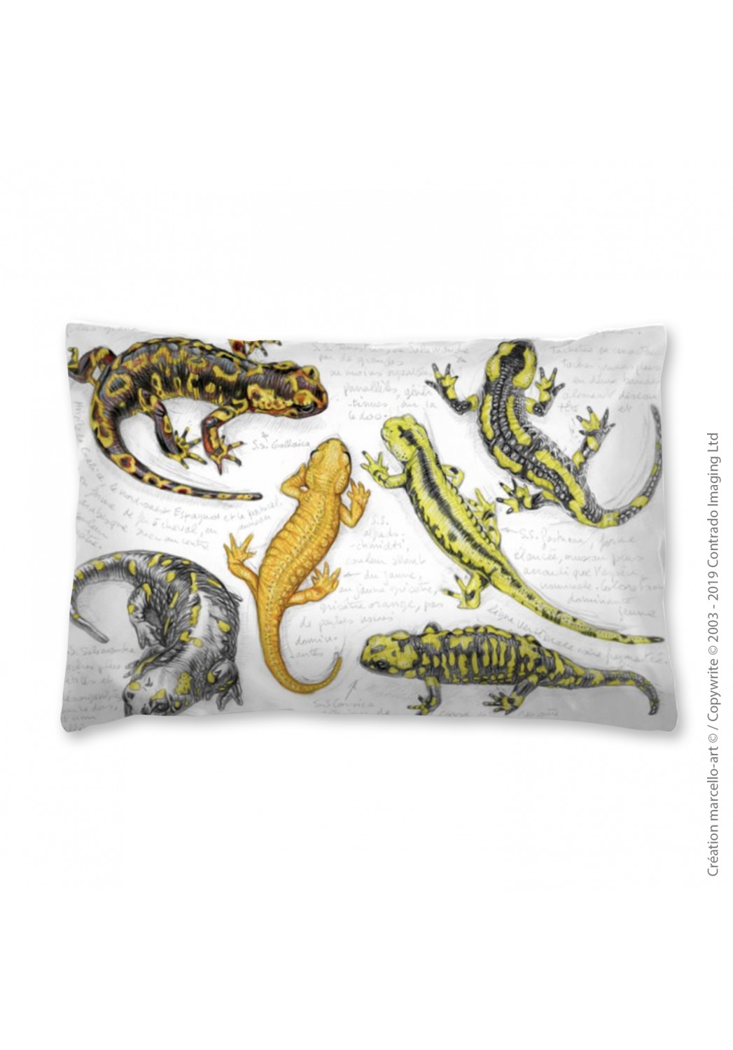 Marcello-art: Fashion accessory Pillowcase 383 A salamander