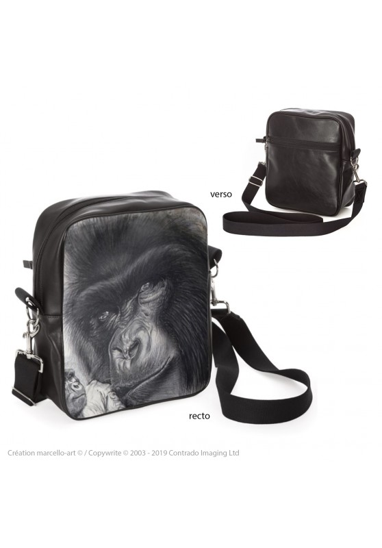 Marcello-art : Accessoires de mode Sacoche 193 gorille de montagne