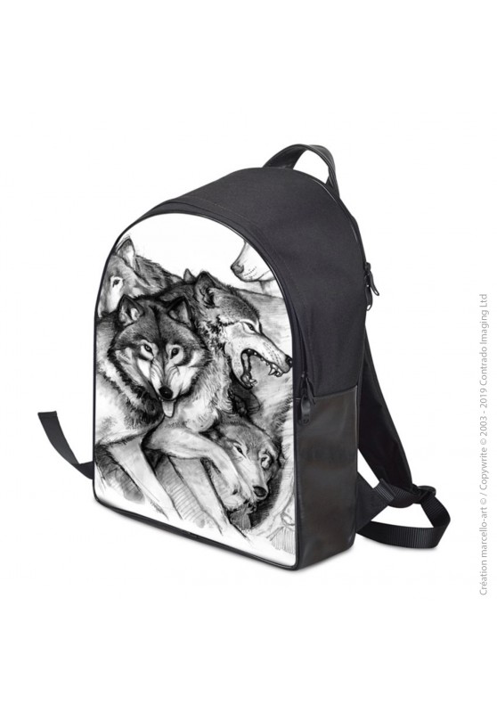 Marcello-art: Fashion accessory Backpack 25 wolf