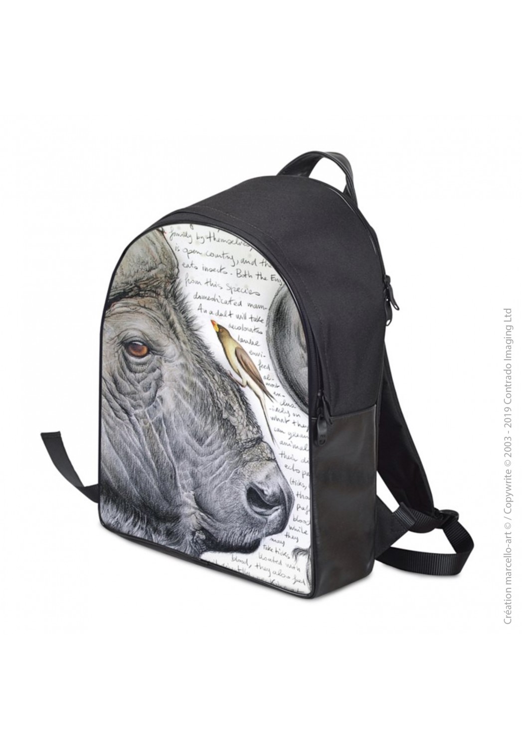 Marcello-art: Fashion accessory Backpack 227 red-billed Oxpecker