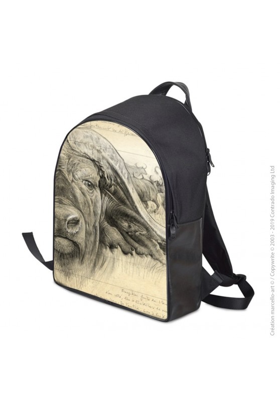Marcello-art: Fashion accessory Backpack 274 cap buffalo engraving