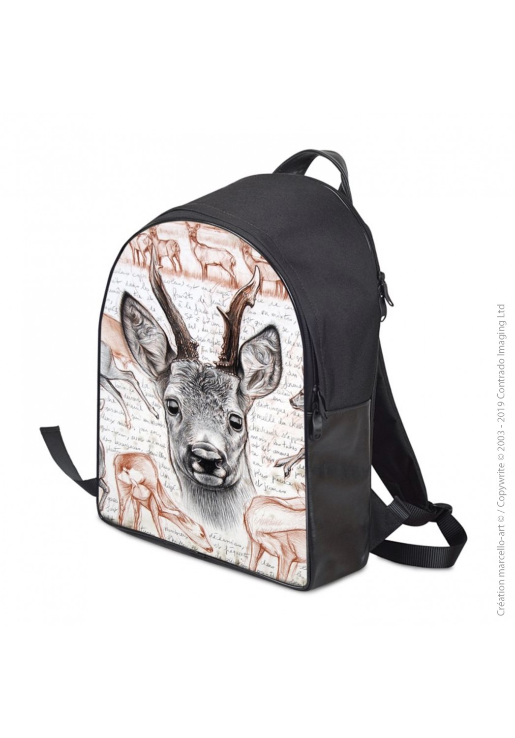 Marcello-art: Fashion accessory Backpack 280 roe deer