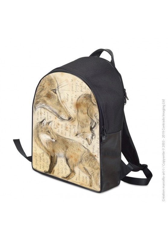 Marcello-art: Fashion accessory Backpack 336 red fox