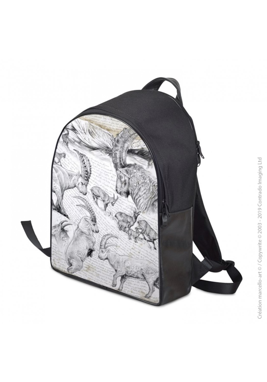 Marcello-art: Fashion accessory Backpack 348 Alpine Ibex