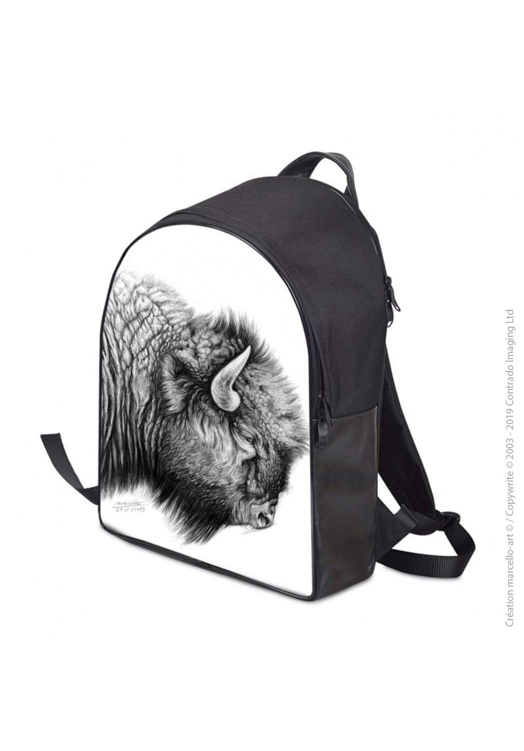 Marcello-art: Fashion accessory Backpack 390 American buffalo