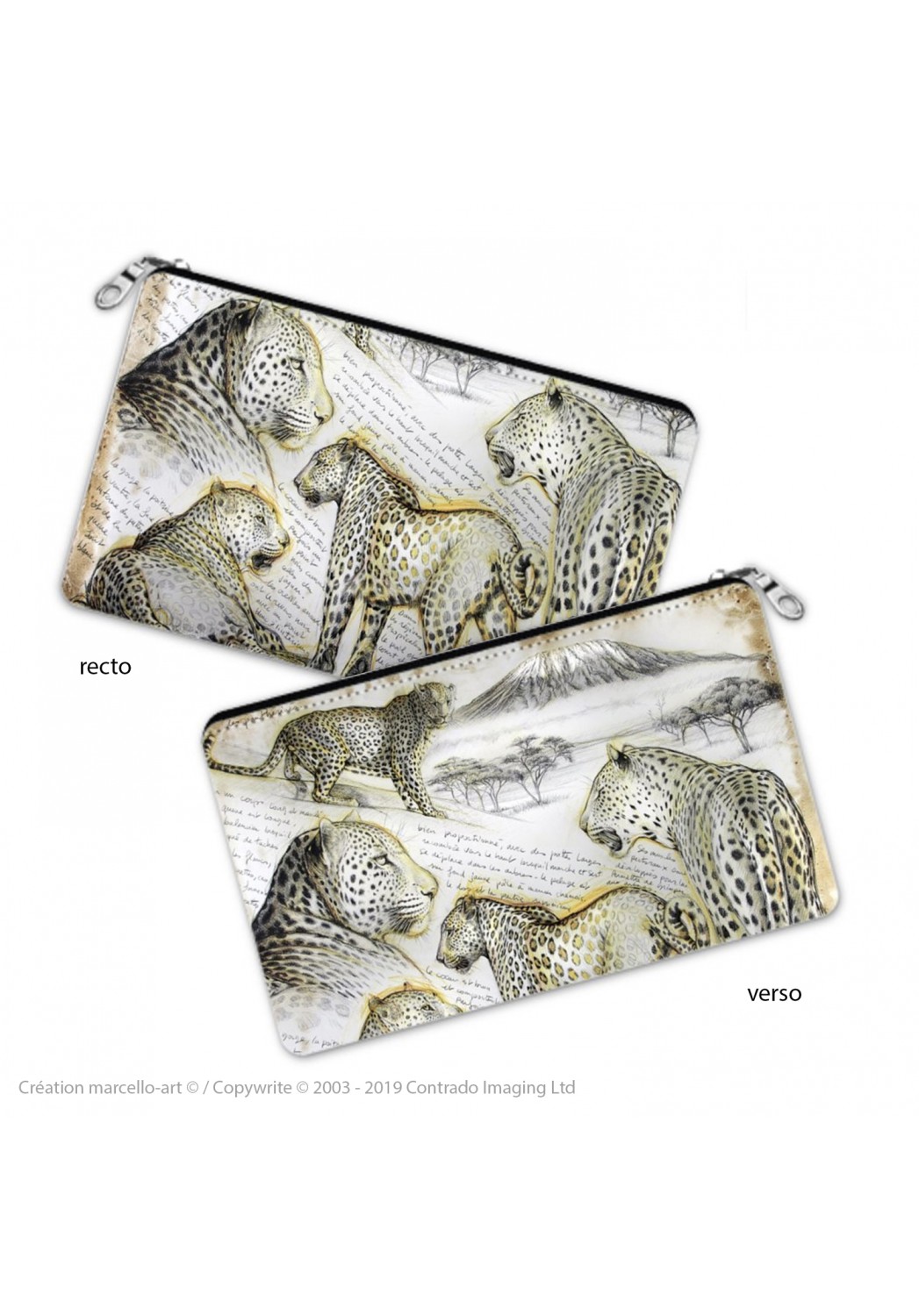 Marcello-art: Decoration accessoiries Pencil case 252 leopard