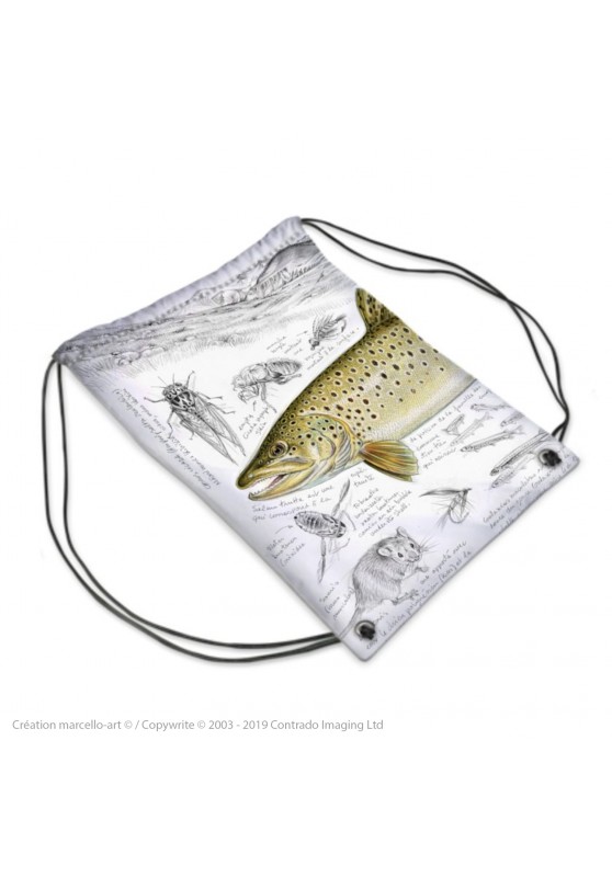 Marcello-art: Fashion accessory Sports bag 372 brown trout
